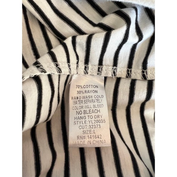 She & Sky striped tunic with elbow patches size L - Picture 4 of 4